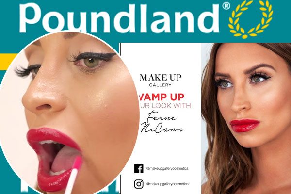 Ferne Mccann For Poundland The Celebrity Group London